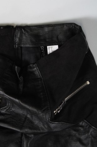 Δερμάτινη φούστα H&M Divided, Μέγεθος XXS, Χρώμα Μαύρο, Τιμή 17,90 €