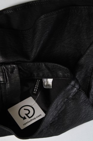 Δερμάτινη φούστα H&M Divided, Μέγεθος XS, Χρώμα Μαύρο, Τιμή 8,10 €