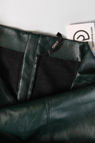 Kožená sukňa  ONLY, Veľkosť M, Farba Zelená, Cena  4,60 €