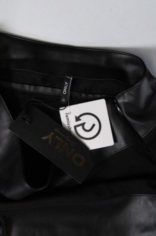 Δερμάτινη φούστα ONLY, Μέγεθος XS, Χρώμα Μαύρο, Τιμή 21,65 €