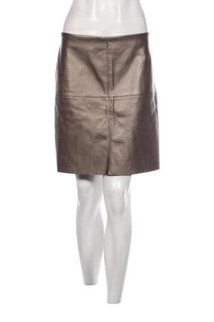 Δερμάτινη φούστα Promod, Μέγεθος L, Χρώμα Ασημί, Τιμή 9,15 €