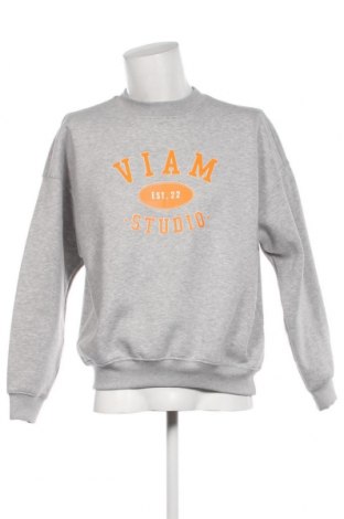 Ανδρική μπλούζα ABOUT YOU x VIAM Studio, Μέγεθος S, Χρώμα Γκρί, Τιμή 5,38 €