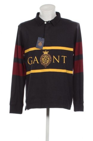 Мъжка блуза Gant, Размер XL, Цвят Син, Цена 136,00 лв.