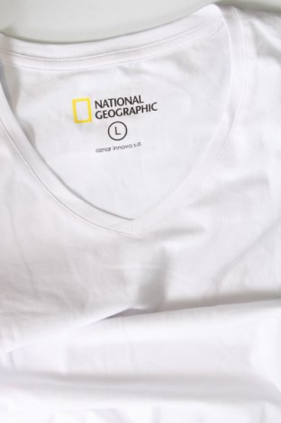 Męska bluzka National Geographic, Rozmiar L, Kolor Biały, Cena 231,10 zł