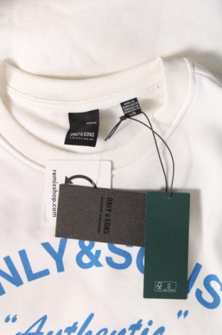 Herren Shirt Only & Sons, Größe L, Farbe Weiß, Preis 9,59 €