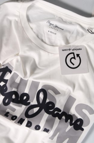 Herren Shirt Pepe Jeans, Größe M, Farbe Weiß, Preis € 52,58