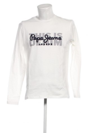 Мъжка блуза Pepe Jeans, Размер M, Цвят Бял, Цена 63,24 лв.