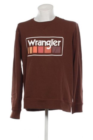 Ανδρική μπλούζα Wrangler, Μέγεθος XL, Χρώμα Καφέ, Τιμή 34,70 €