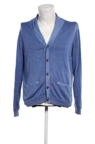 Jachetă tricotată de bărbați Finshley&Harding, Mărime L, Culoare Albastru, Preț 53,68 Lei