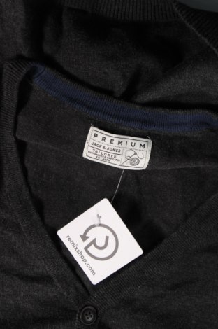 Ανδρική ζακέτα Jack & Jones PREMIUM, Μέγεθος XL, Χρώμα Γκρί, Τιμή 6,09 €