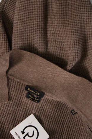 Jachetă tricotată de bărbați Massimo Dutti, Mărime M, Culoare Bej, Preț 144,74 Lei