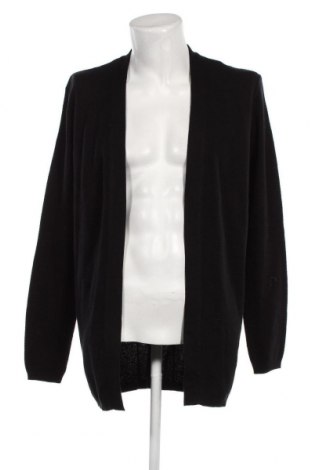 Jachetă tricotată de bărbați Pier One, Mărime L, Culoare Negru, Preț 69,61 Lei