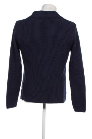 Herren Strickjacke Wool & Co, Größe M, Farbe Blau, Preis € 68,04