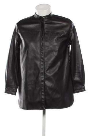 Мъжка кожена риза Armani Exchange, Размер XS, Цвят Черен, Цена 75,00 лв.