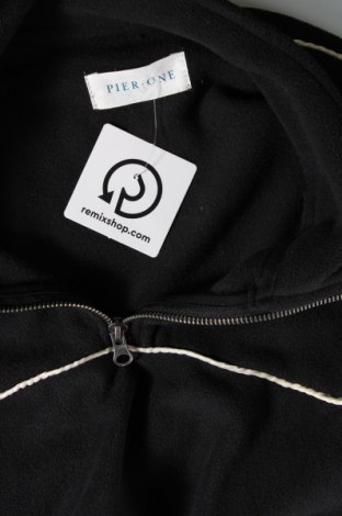 Мъжка поларена блуза Pier One, Размер L, Цвят Черен, Цена 14,88 лв.