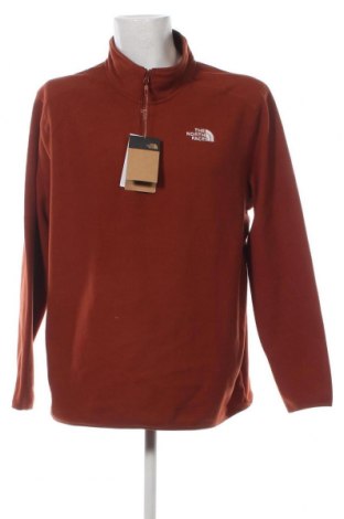 Мъжка поларена блуза The North Face, Размер XXL, Цвят Кафяв, Цена 95,00 лв.