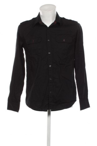 Ανδρικό πουκάμισο, Μέγεθος M, Χρώμα Μαύρο, Τιμή 11,63 €