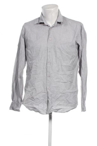 Ανδρικό πουκάμισο Ahlens, Μέγεθος L, Χρώμα Γκρί, Τιμή 9,15 €