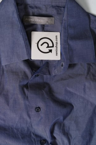 Herrenhemd Angelo Litrico, Größe M, Farbe Blau, Preis 7,06 €