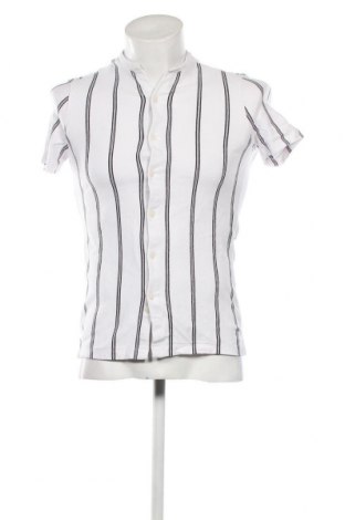 Herrenhemd Bershka, Größe M, Farbe Weiß, Preis 20,18 €