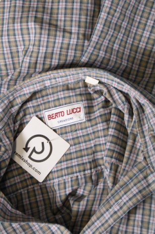 Herrenhemd Berto Lucci, Größe M, Farbe Mehrfarbig, Preis 6,18 €