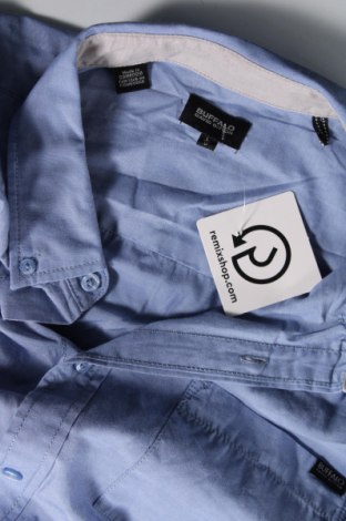 Ανδρικό πουκάμισο Buffalo, Μέγεθος L, Χρώμα Μπλέ, Τιμή 14,85 €