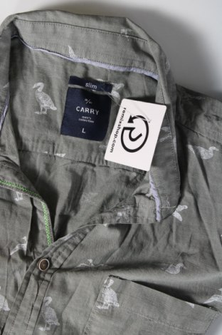 Herrenhemd Carry, Größe L, Farbe Grün, Preis 24,36 €
