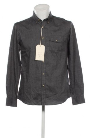 Herrenhemd Celio, Größe M, Farbe Grau, Preis 12,09 €