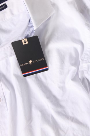 Herrenhemd Denim Culture, Größe 3XL, Farbe Weiß, Preis 37,11 €