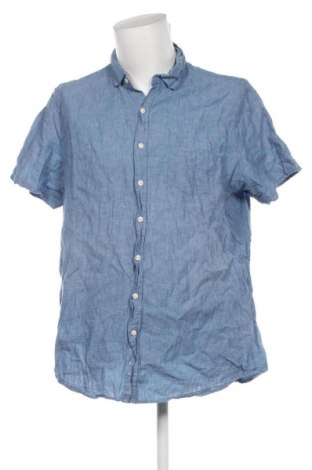 Ανδρικό πουκάμισο Dressmann, Μέγεθος XXL, Χρώμα Μπλέ, Τιμή 8,91 €