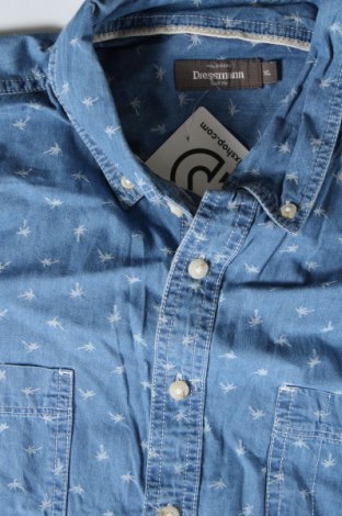 Pánska košeľa  Dressmann, Veľkosť XL, Farba Modrá, Cena  13,61 €
