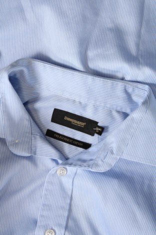 Ανδρικό πουκάμισο Dressmann, Μέγεθος M, Χρώμα Μπλέ, Τιμή 12,24 €