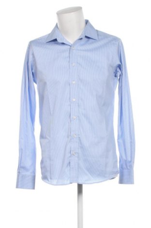 Ανδρικό πουκάμισο Dressmann, Μέγεθος M, Χρώμα Μπλέ, Τιμή 12,24 €