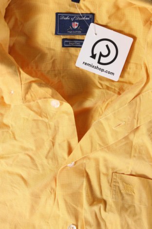 Мъжка риза Duke Of Dunkan, Размер XXL, Цвят Жълт, Цена 11,60 лв.