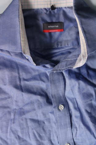 Ανδρικό πουκάμισο Eterna, Μέγεθος L, Χρώμα Μπλέ, Τιμή 10,85 €