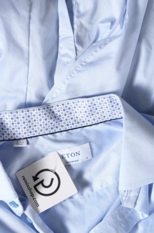 Ανδρικό πουκάμισο Eton, Μέγεθος L, Χρώμα Μπλέ, Τιμή 55,67 €