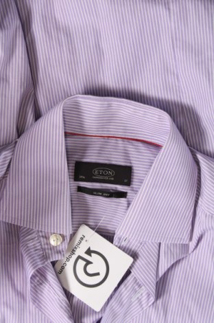 Herrenhemd Eton, Größe S, Farbe Lila, Preis 5,52 €