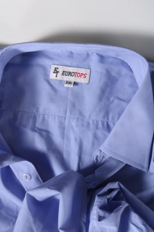 Мъжка риза Euro Tops, Размер XXL, Цвят Син, Цена 15,66 лв.