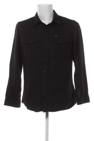 Ανδρικό πουκάμισο G-Star Raw, Μέγεθος L, Χρώμα Μαύρο, Τιμή 77,32 €