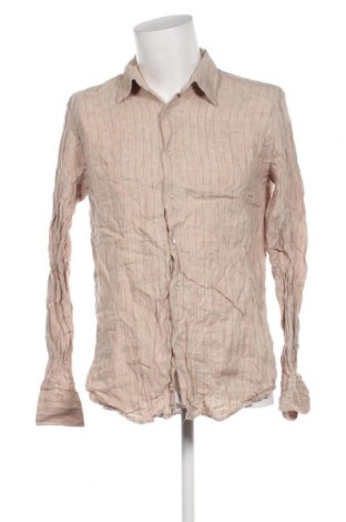 Ανδρικό πουκάμισο Giovani, Μέγεθος L, Χρώμα  Μπέζ, Τιμή 10,76 €