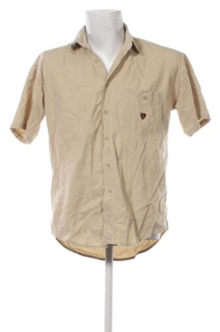 Ανδρικό πουκάμισο Giovani, Μέγεθος S, Χρώμα  Μπέζ, Τιμή 7,18 €