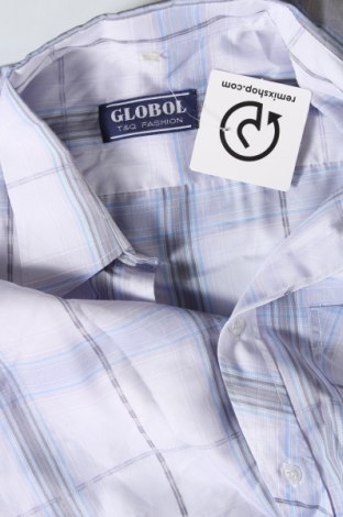 Ανδρικό πουκάμισο Global, Μέγεθος XL, Χρώμα Μπλέ, Τιμή 7,18 €