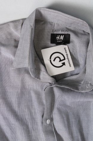 Ανδρικό πουκάμισο H&M, Μέγεθος XS, Χρώμα Γκρί, Τιμή 4,13 €