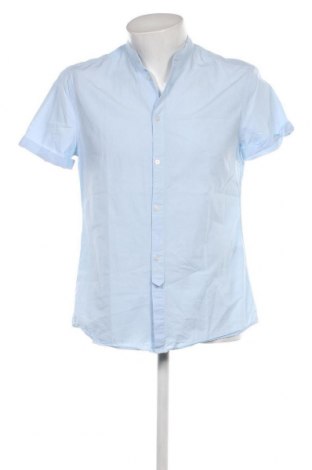 Мъжка риза H&M, Размер M, Цвят Син, Цена 13,92 лв.
