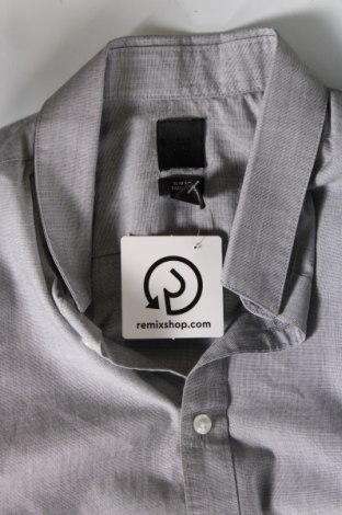 Ανδρικό πουκάμισο H&M, Μέγεθος L, Χρώμα Γκρί, Τιμή 4,90 €