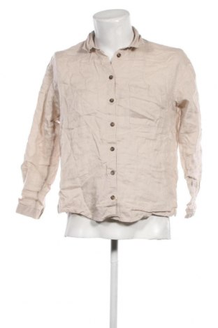 Мъжка риза H&M, Размер M, Цвят Бежов, Цена 29,00 лв.