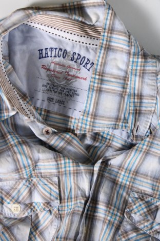 Ανδρικό πουκάμισο Hatico, Μέγεθος L, Χρώμα Πολύχρωμο, Τιμή 17,94 €