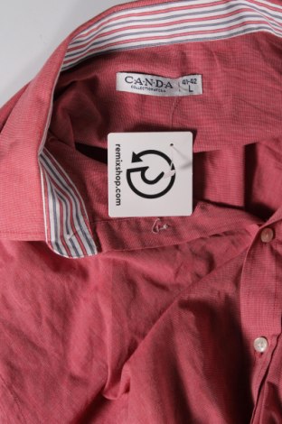Herrenhemd Canda, Größe L, Farbe Rot, Preis 20,18 €