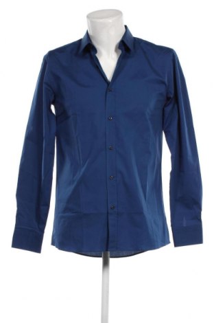 Ανδρικό πουκάμισο Hugo Boss, Μέγεθος M, Χρώμα Μπλέ, Τιμή 77,96 €