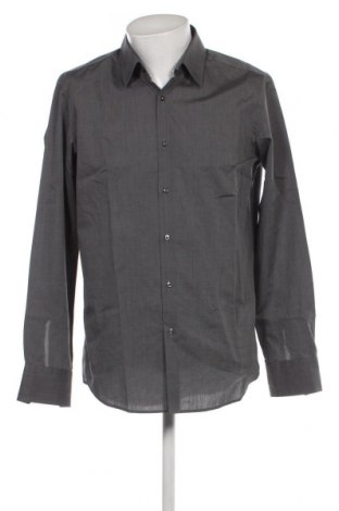 Мъжка риза Hugo Boss, Размер L, Цвят Сив, Цена 82,33 лв.